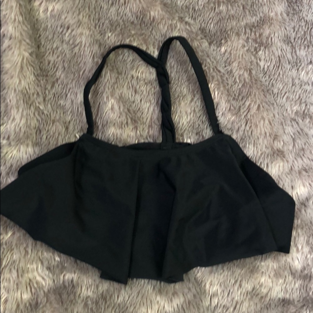 💙 black swim top